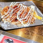 Okonomiyaki Teppanyaki Kinta - 「きん太焼 もちしゅう油」