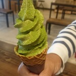 知覧農園 - 抹茶ソフト 300円