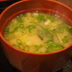 日本橋 まる榮 - カツ丼（二段）：味噌汁