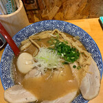 麺道 万里一喰 - 特選 鶏白湯煮干しらーめん