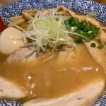 麺道 万里一喰 - 濃い鶏白湯と煮干し出汁