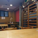 やぶ善 - アクリル板がテーブルに設置され、現状に対応しています。