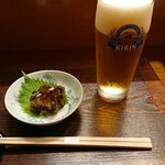 酒膳 竹内 - ふぐの煮こごりと生ビール！