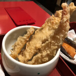 北海道料理 ユック - ホッケ、海老、かぼちゃ　天ぷら