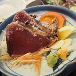 海辺の果樹園 - 強肴　鰹のわら焼き塩タタキ