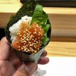 寿司の美登利 - 明太子手巻き