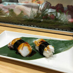 寿司の美登利 - ボイルタコ、ボイルげそ（タレ）