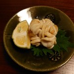 山海づくし勝也 - たらきくの塩焼き