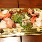 山海づくし勝也 - 刺身盛合せ