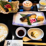 日本の味 和 - 銀鱈の西京焼とお造り