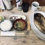 Gannen - 礼文産ホッケ開き焼定食(980円)