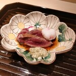 蓬左茶寮 - ＝真鴨ロース 雄雌食べ比べ＝