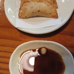 はなさき家 - ランチＡセットの揚餃子