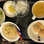 美味縁 - お子様セット　480円（チーズ春巻は最後に1本とってあります）