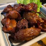 炉ばた煉瓦 - 砂肝黒コショウ焼き