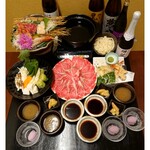 Niku Izakaya Kokoro Jin - しゃぶしゃぶ鍋コース