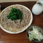 まげし とちぎや - 海老入り野菜天にらそば 1,350円