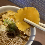 裾花郷 - きのこそば@520円