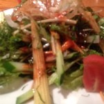 紀文 広小路店 - 梅しそサラダ