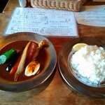 つじや食堂 - チキンカレー＠１３２０円