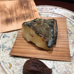 日本料理 太月 - フルコース１６５００円。マナガツオ味噌柚庵焼き。身の厚さがしっかりあって、味噌に負けない力強いマナガツオを楽しむます（╹◡╹）（╹◡╹）