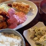 むろの木 - 料理写真:とり天タルタル定食♪