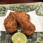 日本料理 太月 - フルコース１６５００円。河豚唐揚げ。熱々の唐揚げは食欲を増進させます。されなくてもありますが（笑）。とーっても美味しかったです（╹◡╹）（╹◡╹）