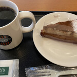 タリーズコーヒー 富士川楽座店 - 本日のコーヒー、ミルクレープ　ティラミス