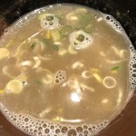 中華蕎麦 とみ田 - スープ割り