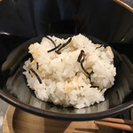 Sougo - ごぼう天と塩昆布の混ぜご飯