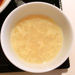 メゾン・ド・ユーロン - 豆豉麻婆豆腐 1430円 のコーン玉子スープ