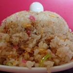 大吉 - 普通盛りの【チャーハン】税込￥670を横から
