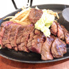 肉最強伝説 - 最強赤身ステーキグレート150g ¥1250