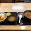 そば処 小倉庵 - カツ丼＋カレー南ばんそば