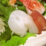 下北沢 鯛家 - 刺身６点盛り、生タコ