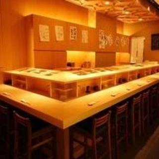 A Japanese modern space centered around counter seating ◆ Perfect for business meetings or girls' nights out!