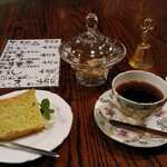 Cafe 手の花 - ケーキセット