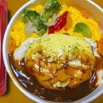 スーパーマーケット バロー - 料理写真:ドリア風ハンバーグオムライス517円税込