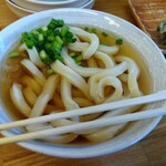 手打ちうどん こげら - シンプルながら満足度高めのかけうどん。