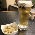 居酒屋金柑 - 生ビールとお通し