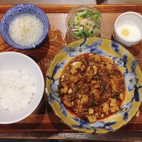 中華旬彩 森本 - 四川麻婆豆腐ランチ