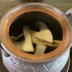 わらび野 - 松茸の土瓶蒸し