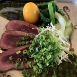 わらび野 - 大鹿村の鹿のタタキ