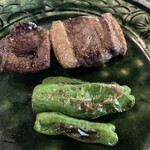 わらび野 - 猪の串焼き