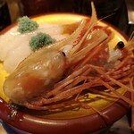 回転寿司 ぱさーる - ぼたんエビ