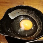 トミヅル - 写真ではちょっと分かりにくいですが、黄身がかなり盛り上がっている高級卵です。おいしかった。