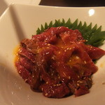 アラジン - レアステーキユッケふう　＾＾　１２８０円