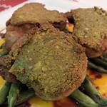 トラットリア 29 - 「ヤーコン豚ヒレのピスタチオパン粉焼き　マンゴーとサングリアのソース」