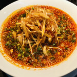 四川担担麺 蒼雲 - 2020年11月、酸味と辣味のバランスが素晴らしすぎる辛ネギ酸辣麺(^ ^)