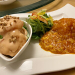 白玉蘭 モクレン - 海老の２種盛り@1,800円(税抜)